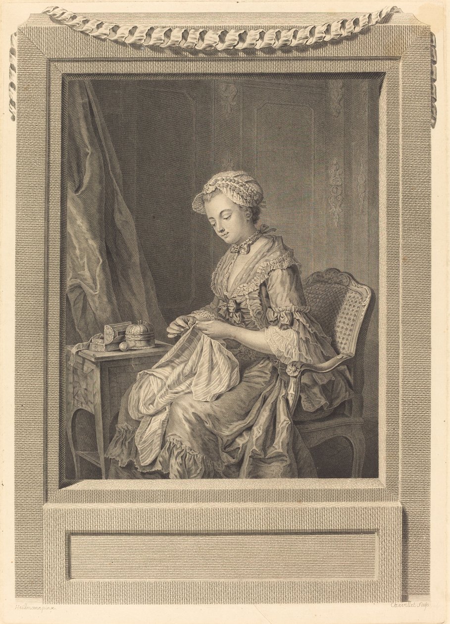 Le Bon Exemple - Juste Chevillet after Jean Gaspard Heilmann
