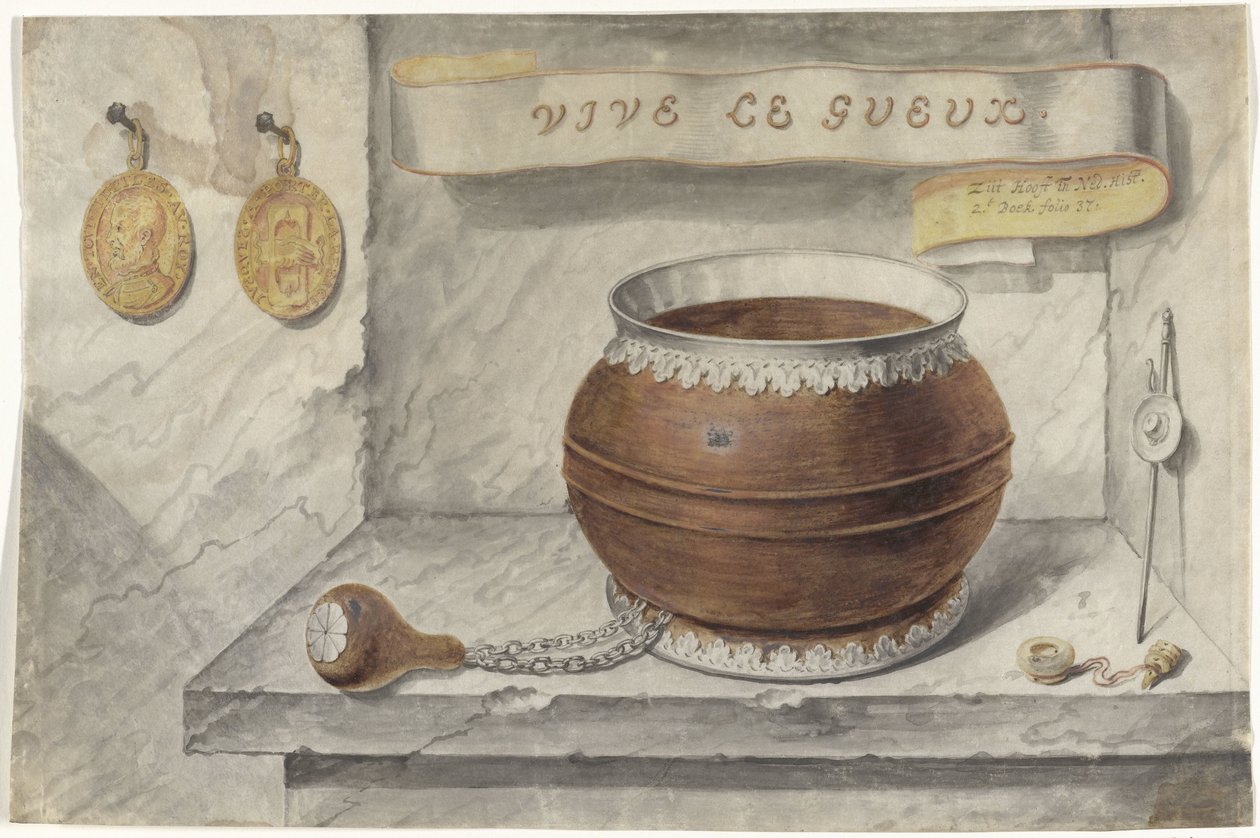 Bol des mendiants - Justus van Attevelt (attributed to)