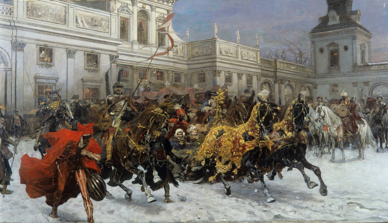 Départ de Marysieńka de Wilanów - Jozef Brandt