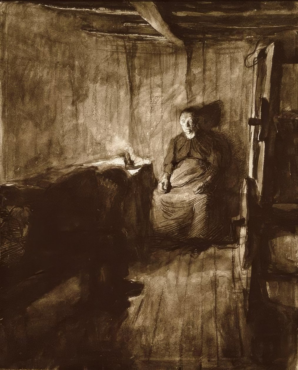 K. Kollwitz, Détresse - Käthe Kollwitz
