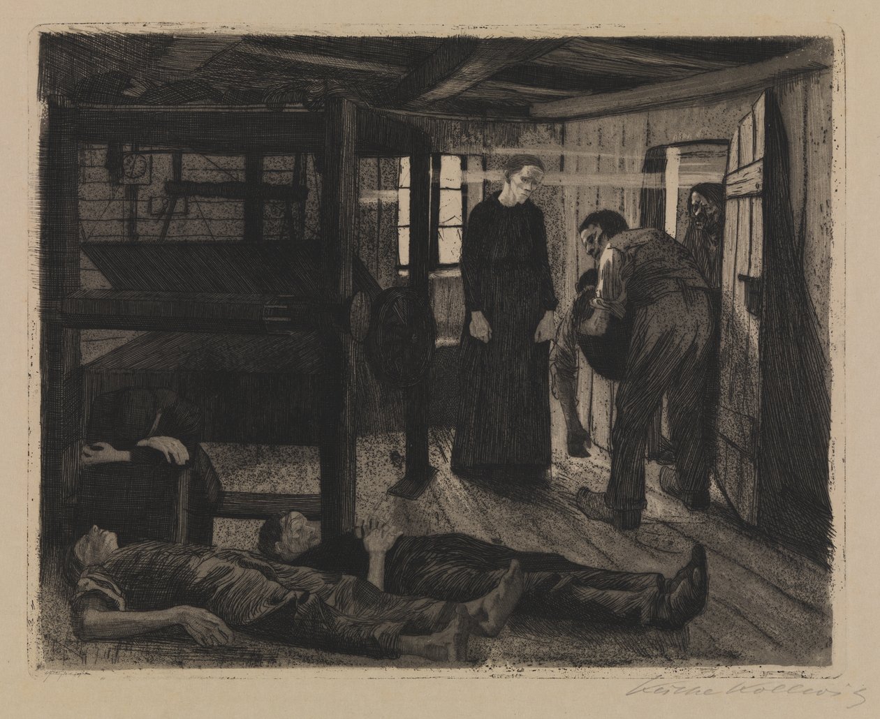 Ein Weberaufstand - Ende - Käthe Kollwitz