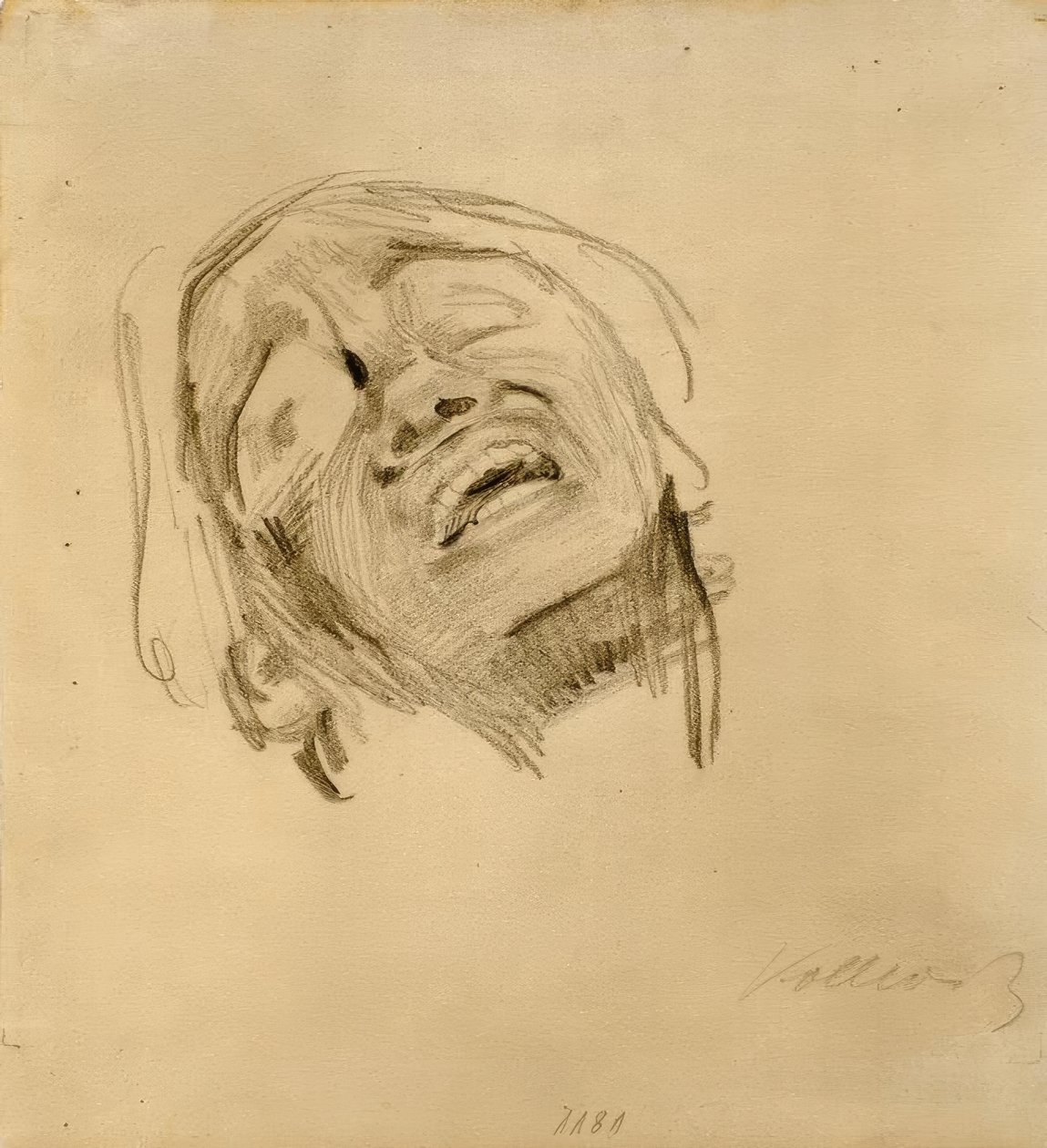 Tête de femme - Käthe Kollwitz