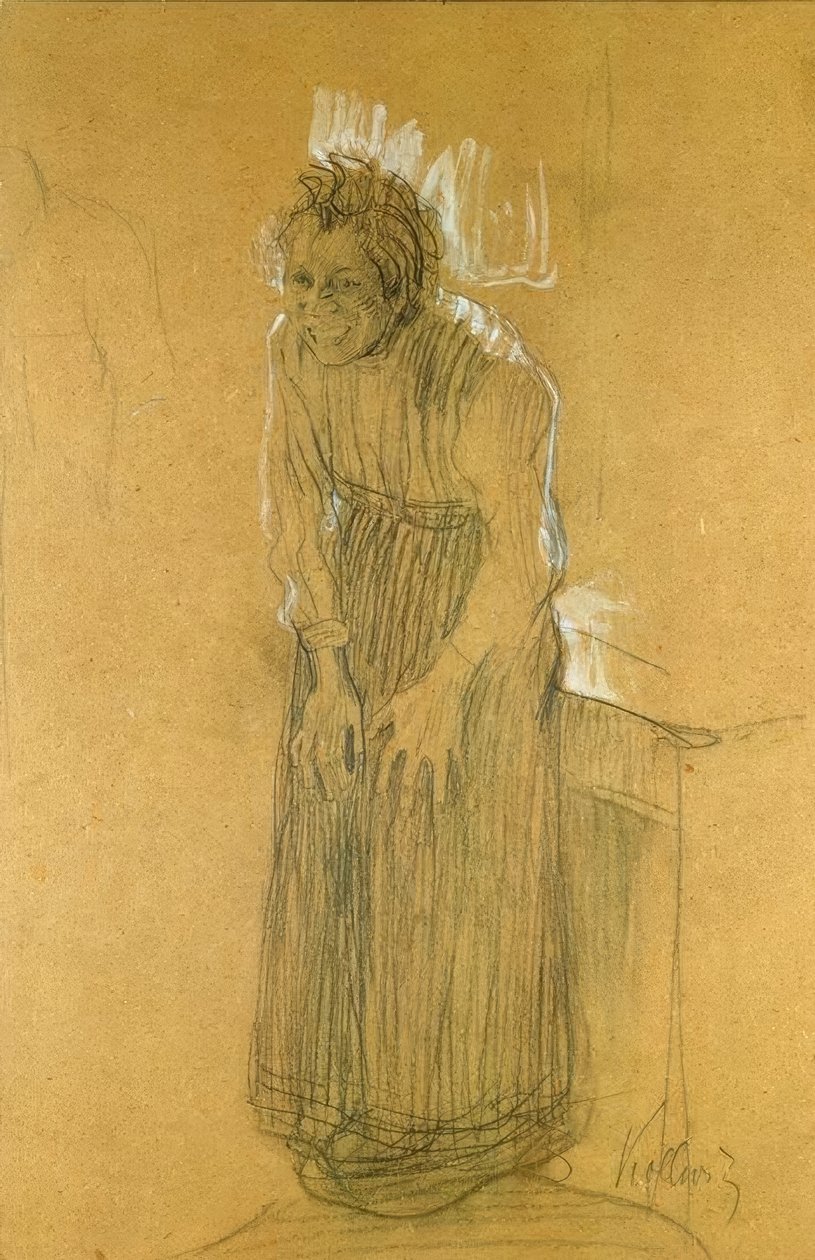 Femme riante - Käthe Kollwitz