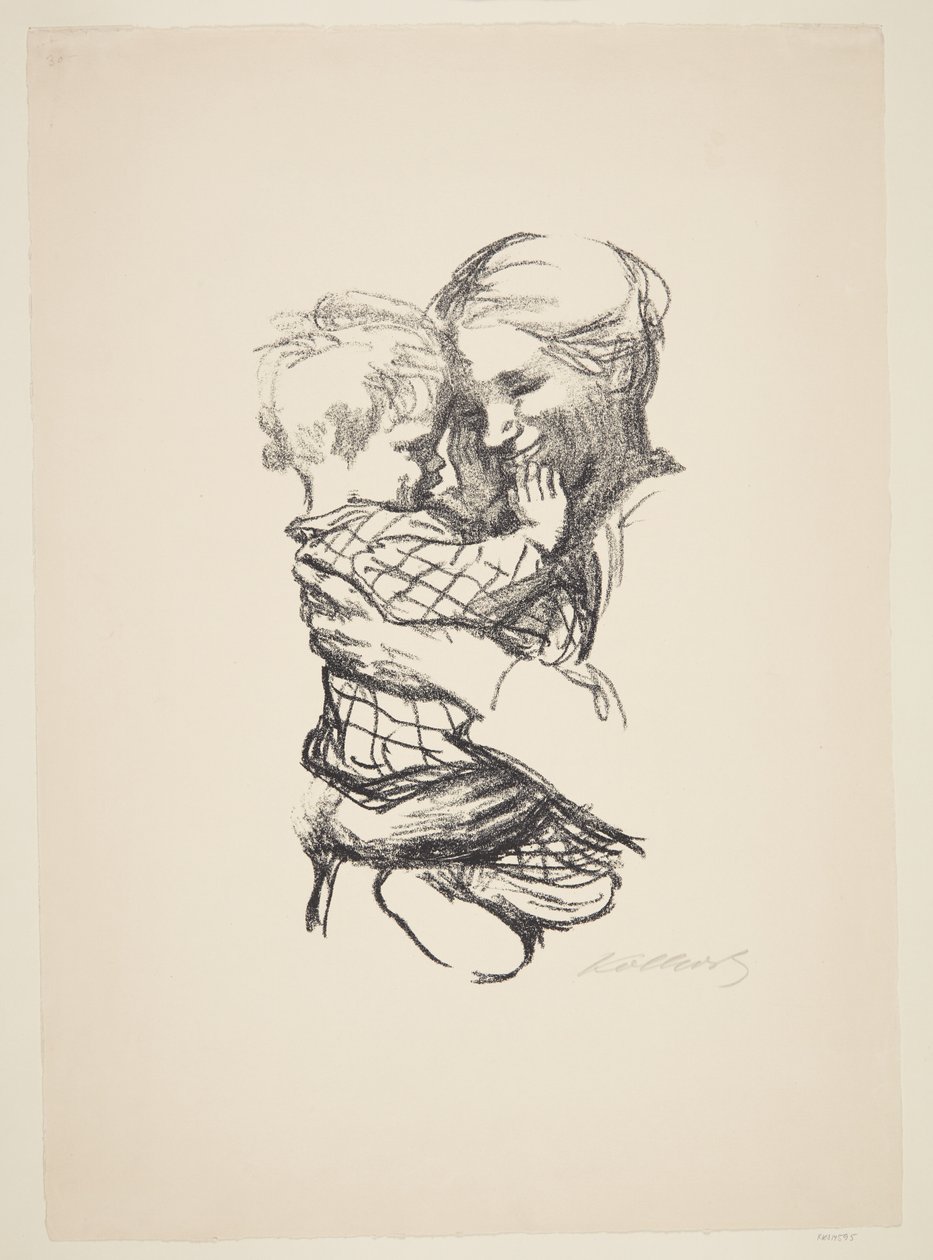 Mère avec enfant dans les bras - Käthe Kollwitz