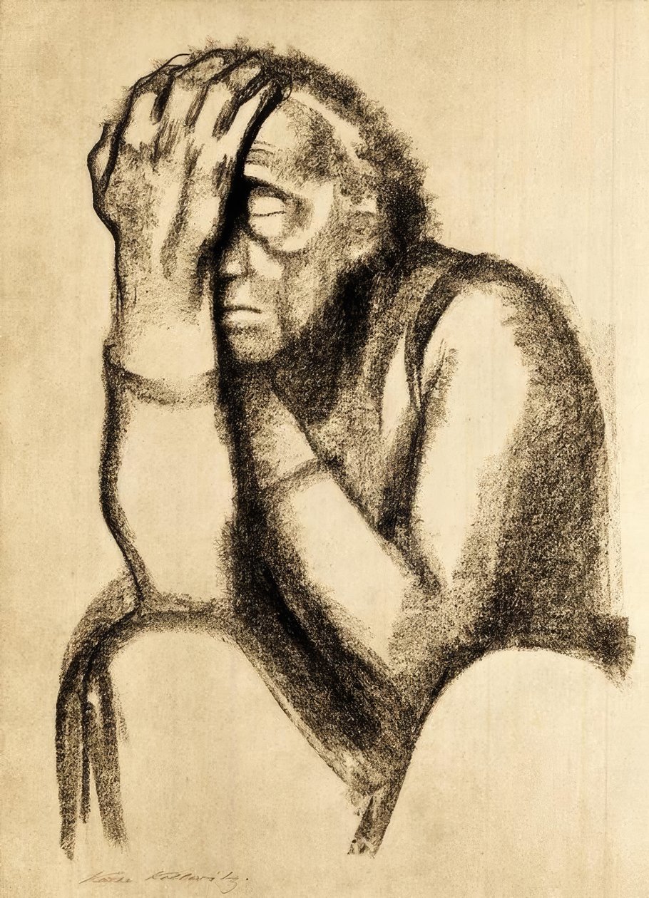 Femme pensive - Käthe Kollwitz