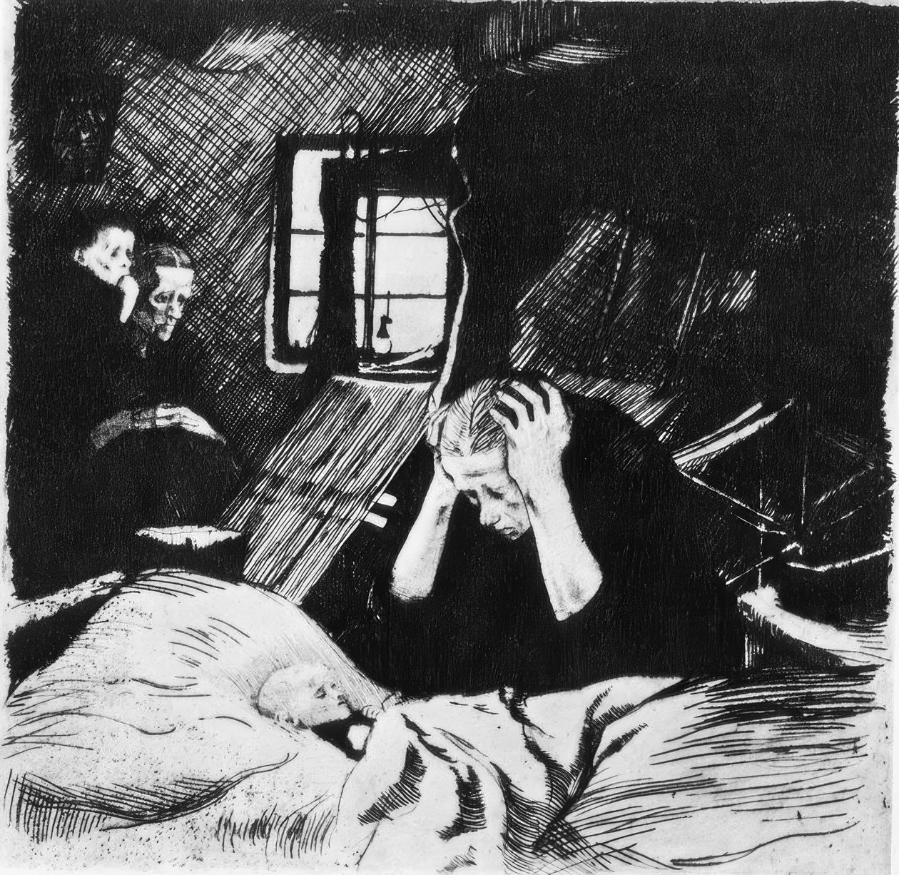 Détresse - Käthe Kollwitz