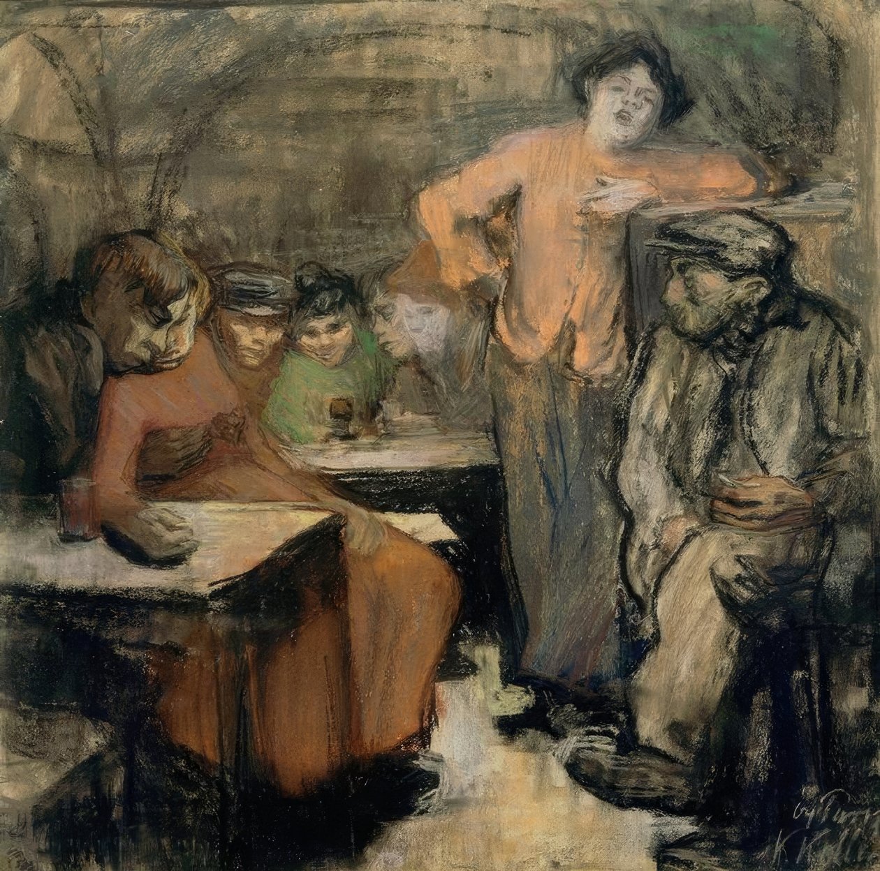 Cave parisienne - Käthe Kollwitz