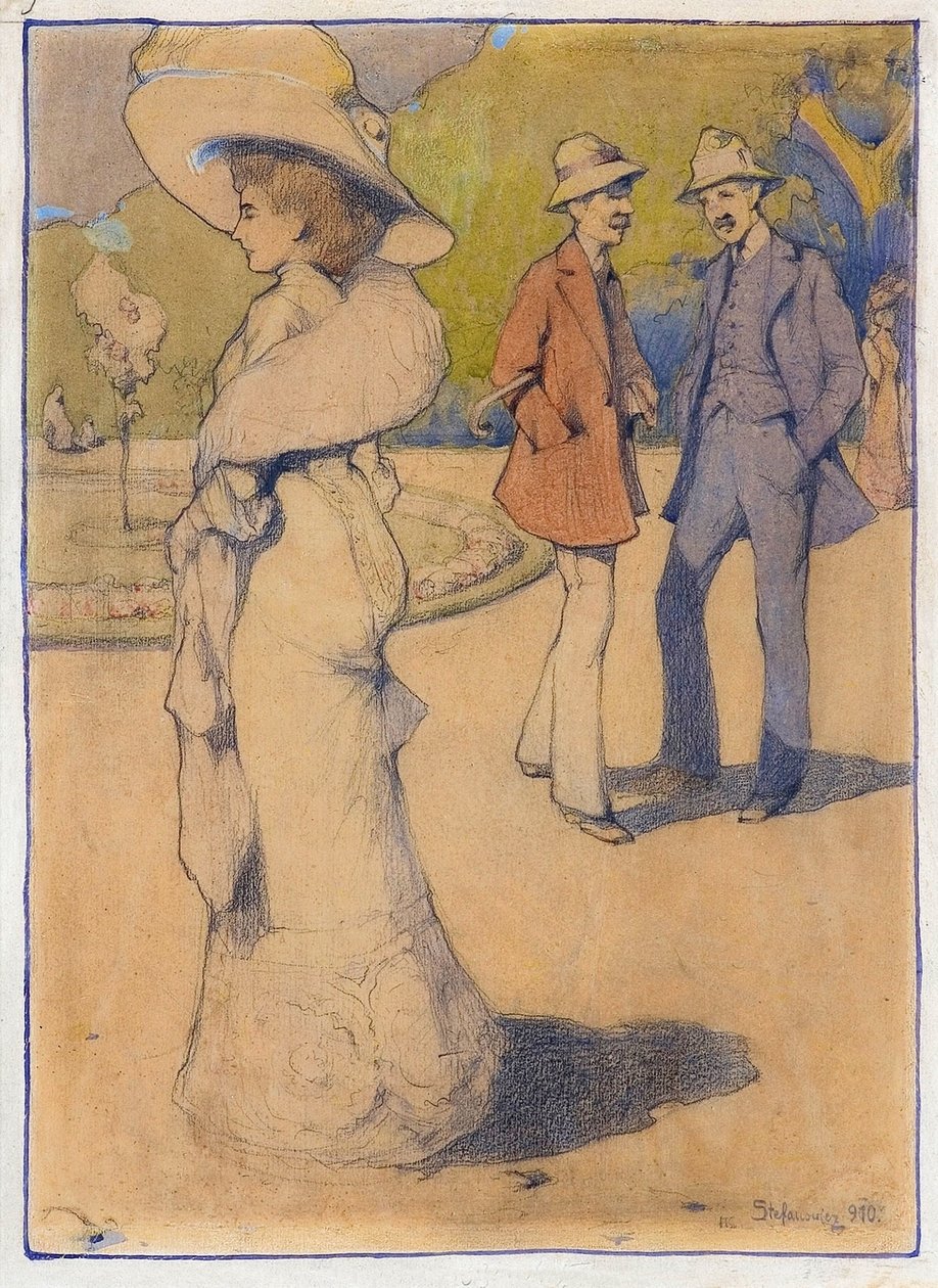 Dans le parc - Kajetan Stefanowicz