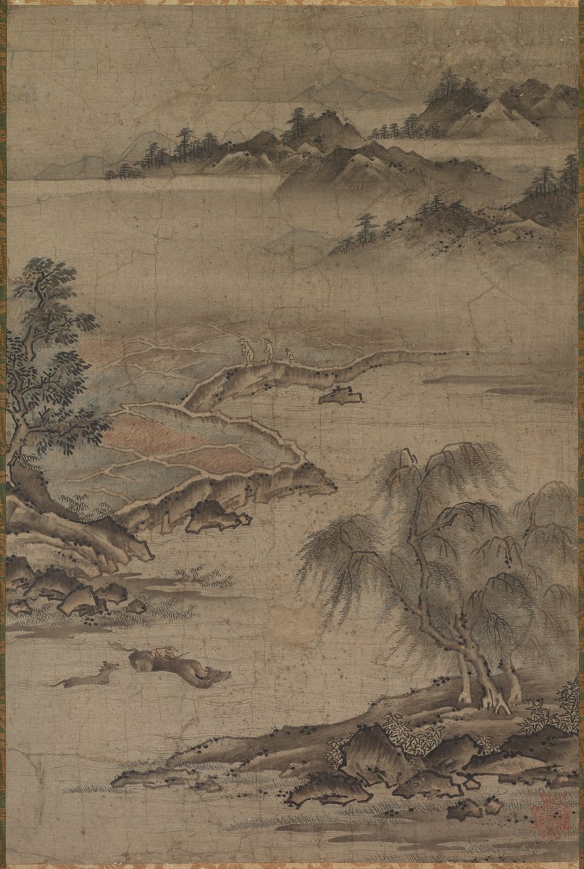 Agriculture et Élevage de Buffles en Été - Kano Hideyori