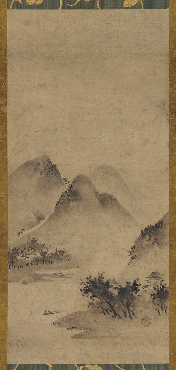 Paysage, période Muromachi - Kano Motonobu
