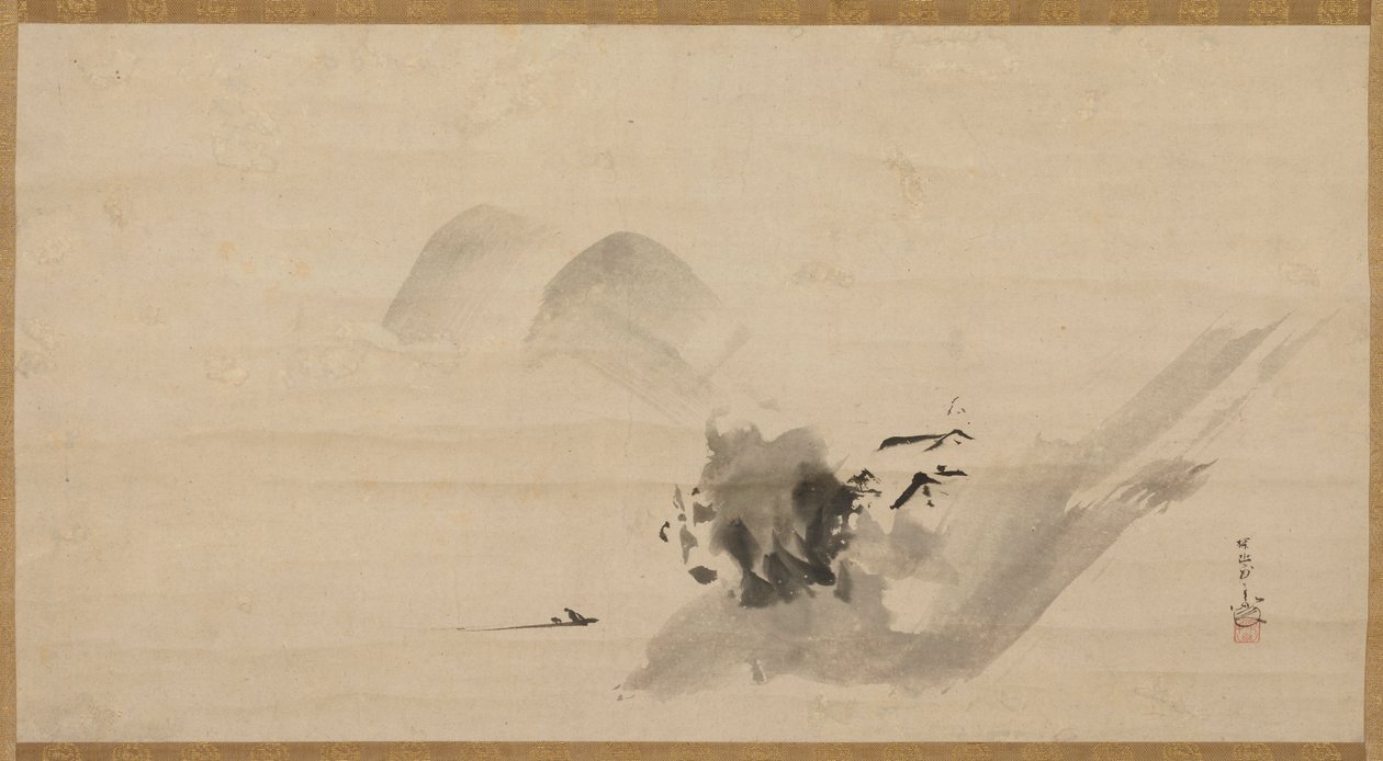 Paysage, période Edo - Kanō Tan’yū