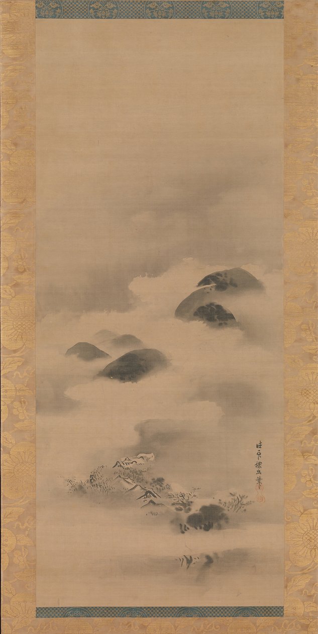 Paysage au clair de lune, après 1662 - Kanō Tan’yū
