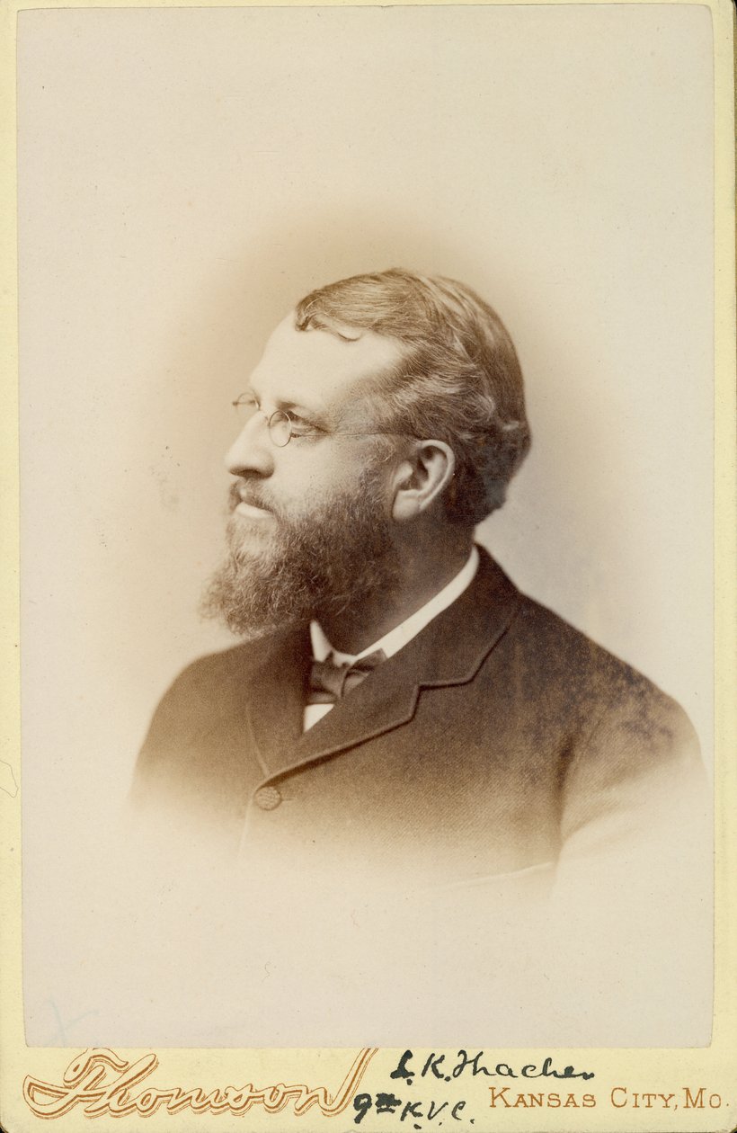 Luin K. Thacher, Major, 9e cavalerie du Kansas (Union) - Kansas City Thomson