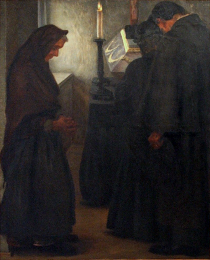 À la morgue - Karel Myslbek