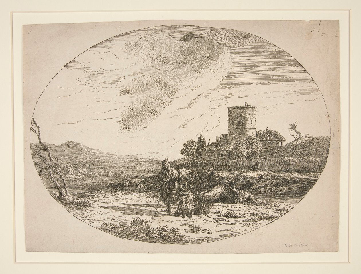 Paysage bucolique - Karel Dujardin
