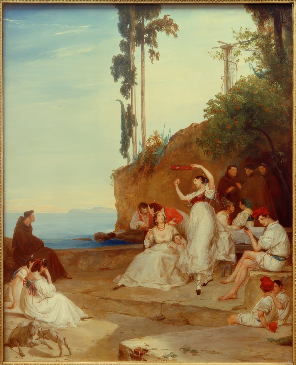 K.Blechen, Tarantella - Carl Blechen