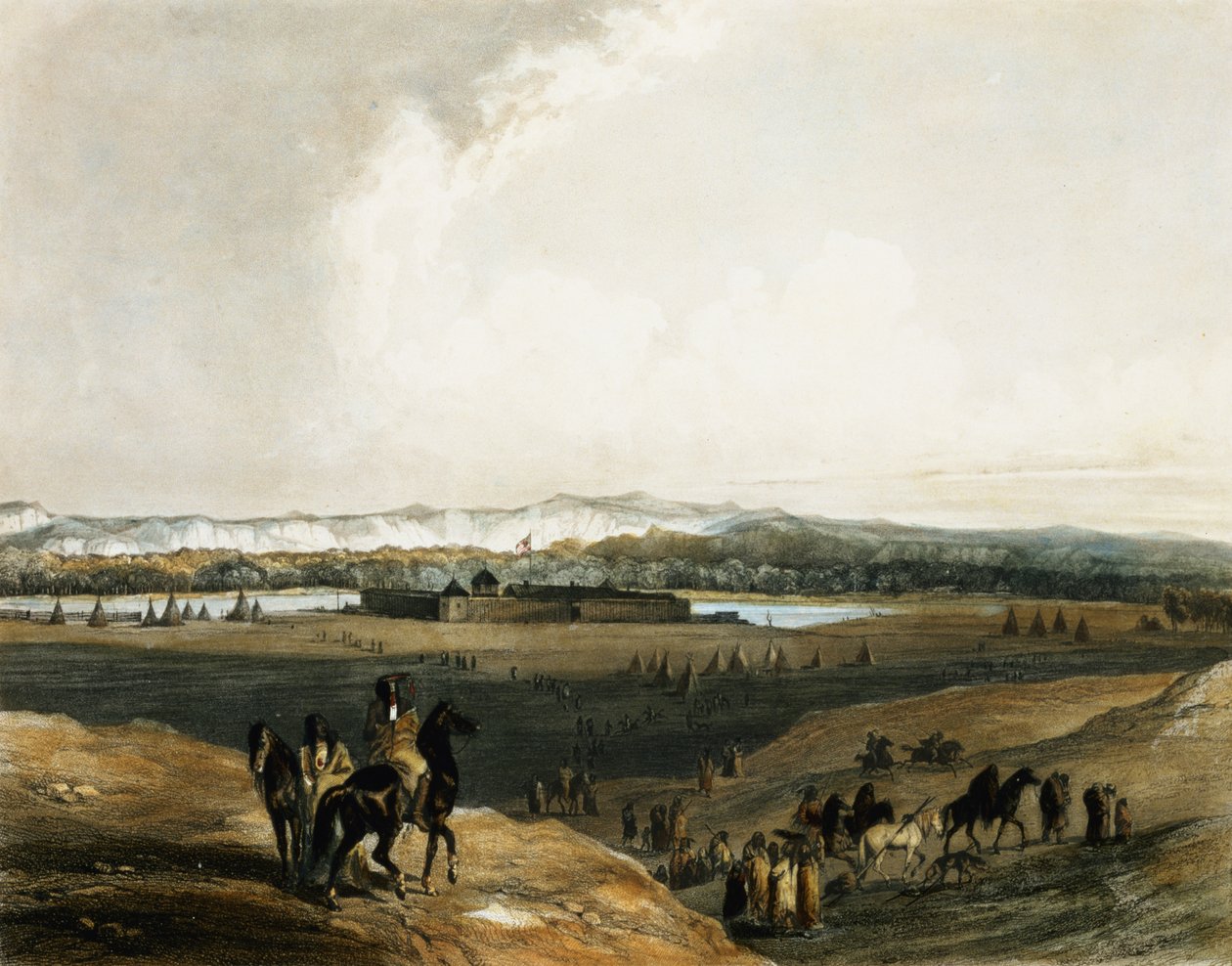 Fort Union sur le Missouri, planche 28 du Volume 2 de 