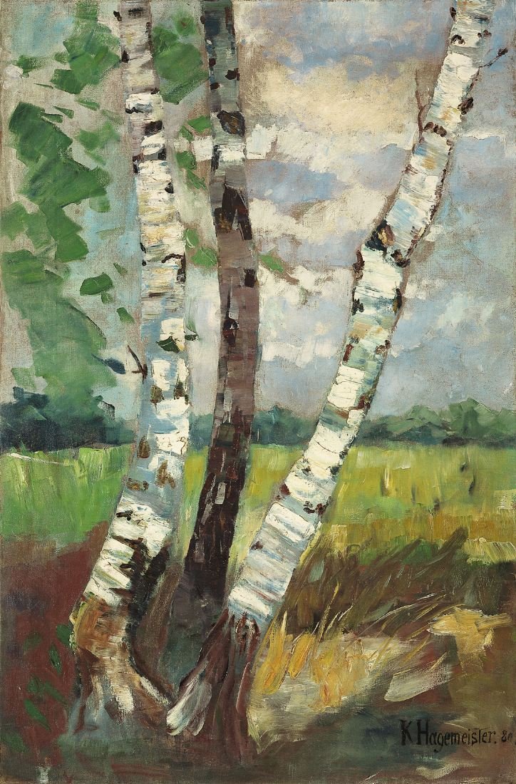 Bouleaux - Karl Hagemeister