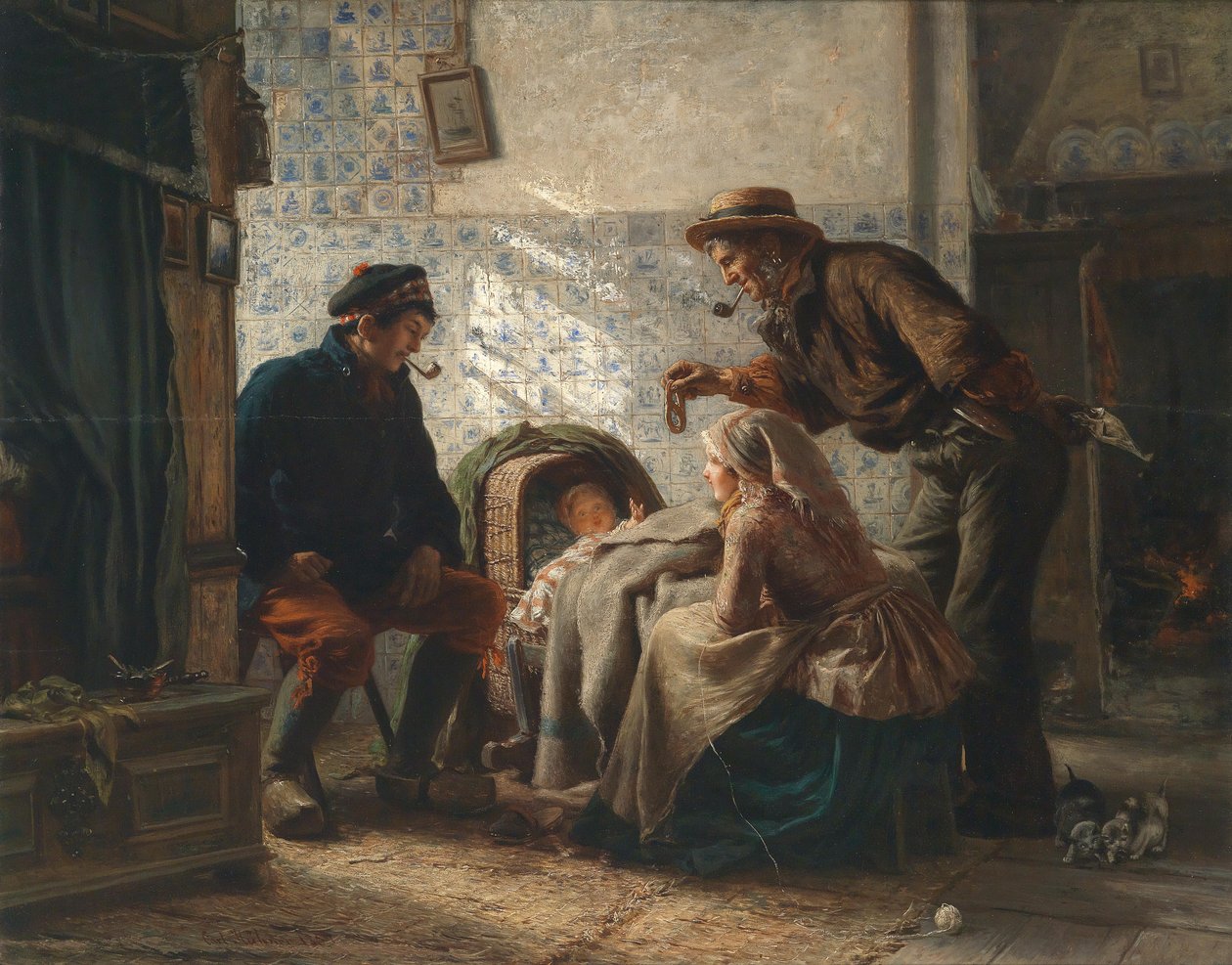 Au berceau - Karl Hübner