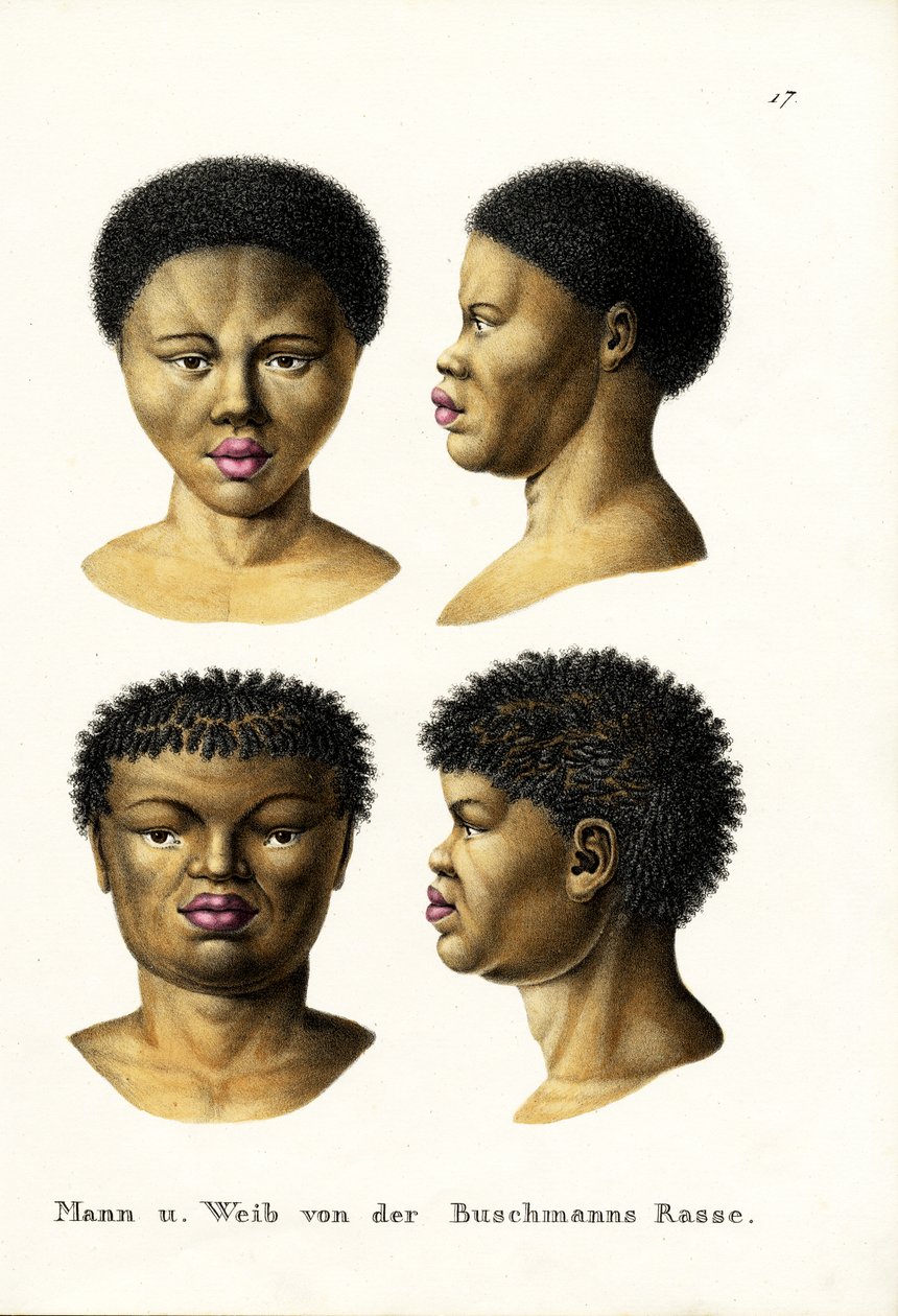 Bushmen, 1824 - Karl Joseph Brodtmann