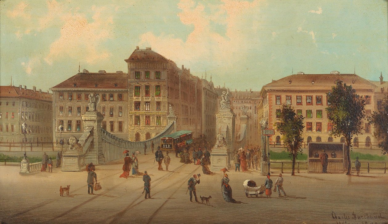 Le pont Aspern à Vienne - Karl Kaufmann