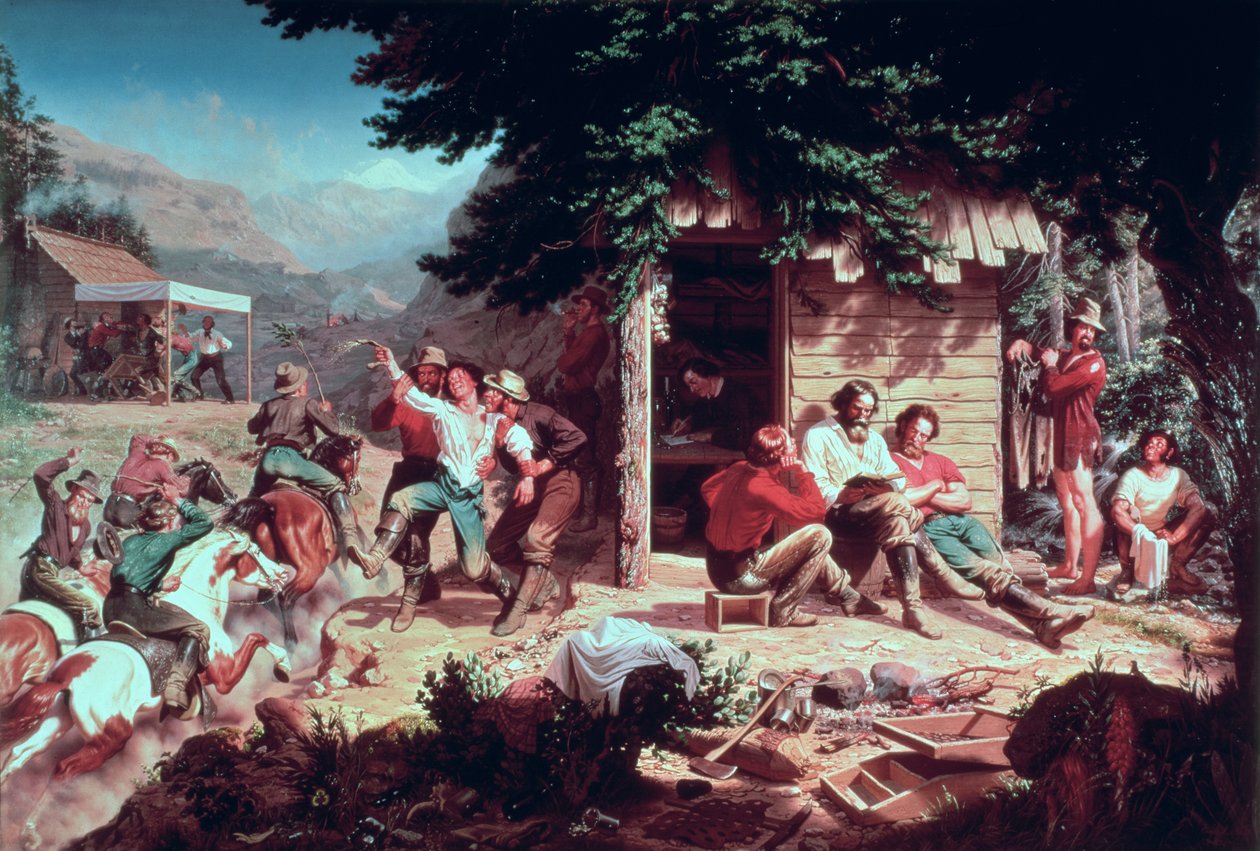 Dimanche matin dans les mines - Karl Nahl