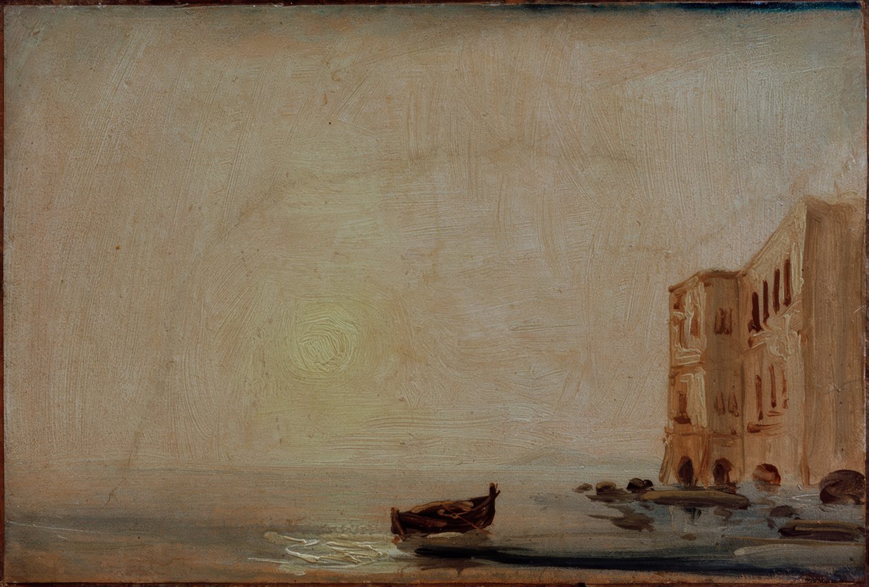Soleil sur la mer - Carl Blechen