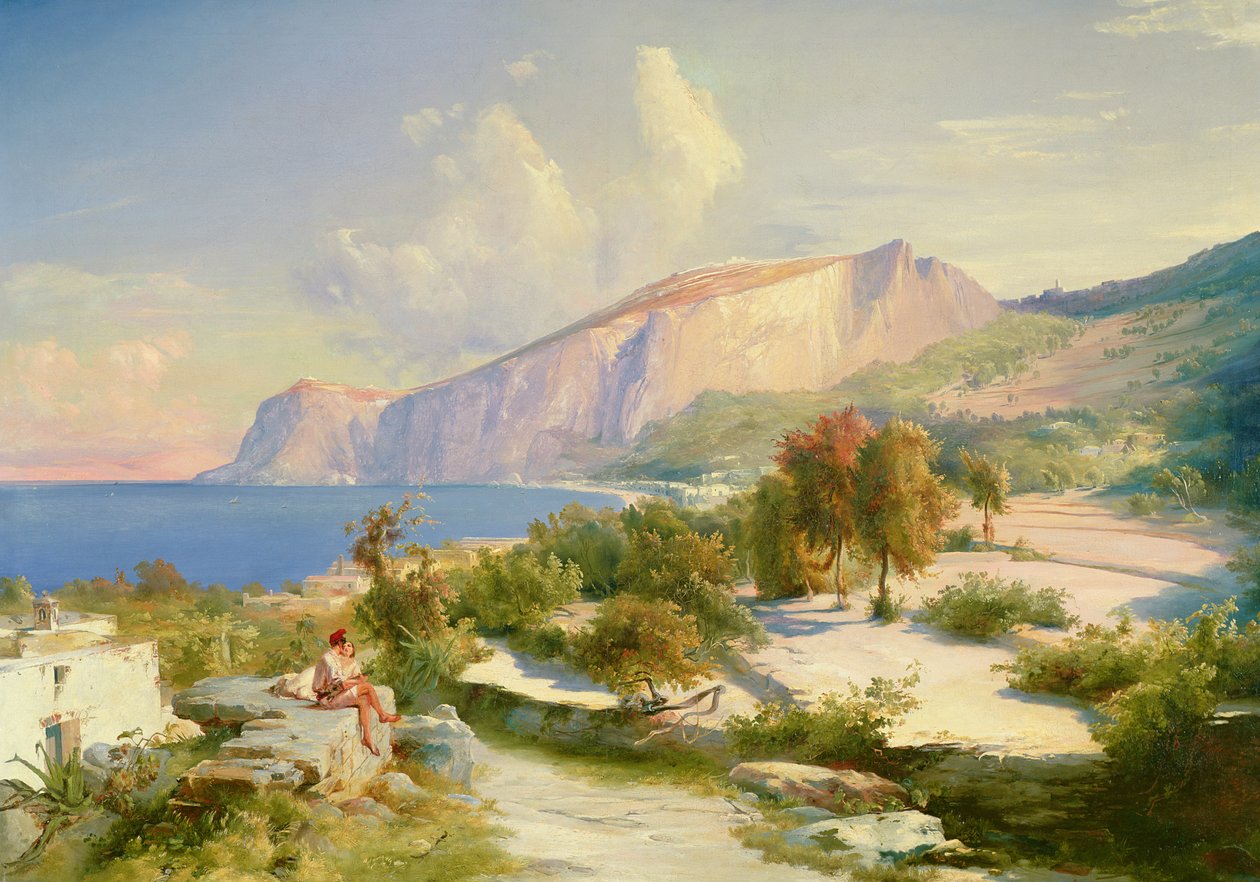 La Marina Grande, Capri, vers 1829 - Carl Blechen