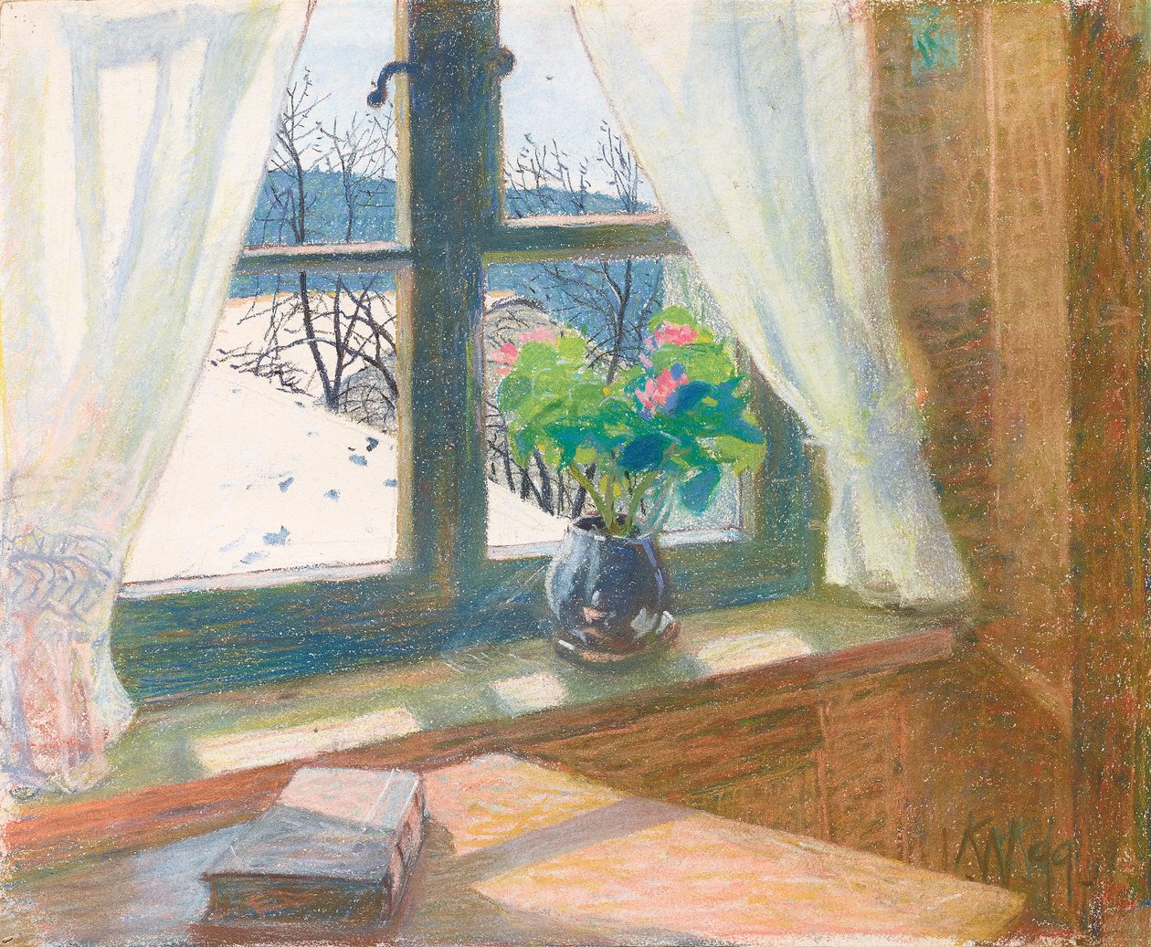 Vue de la fenêtre - Karl Edmund Walser