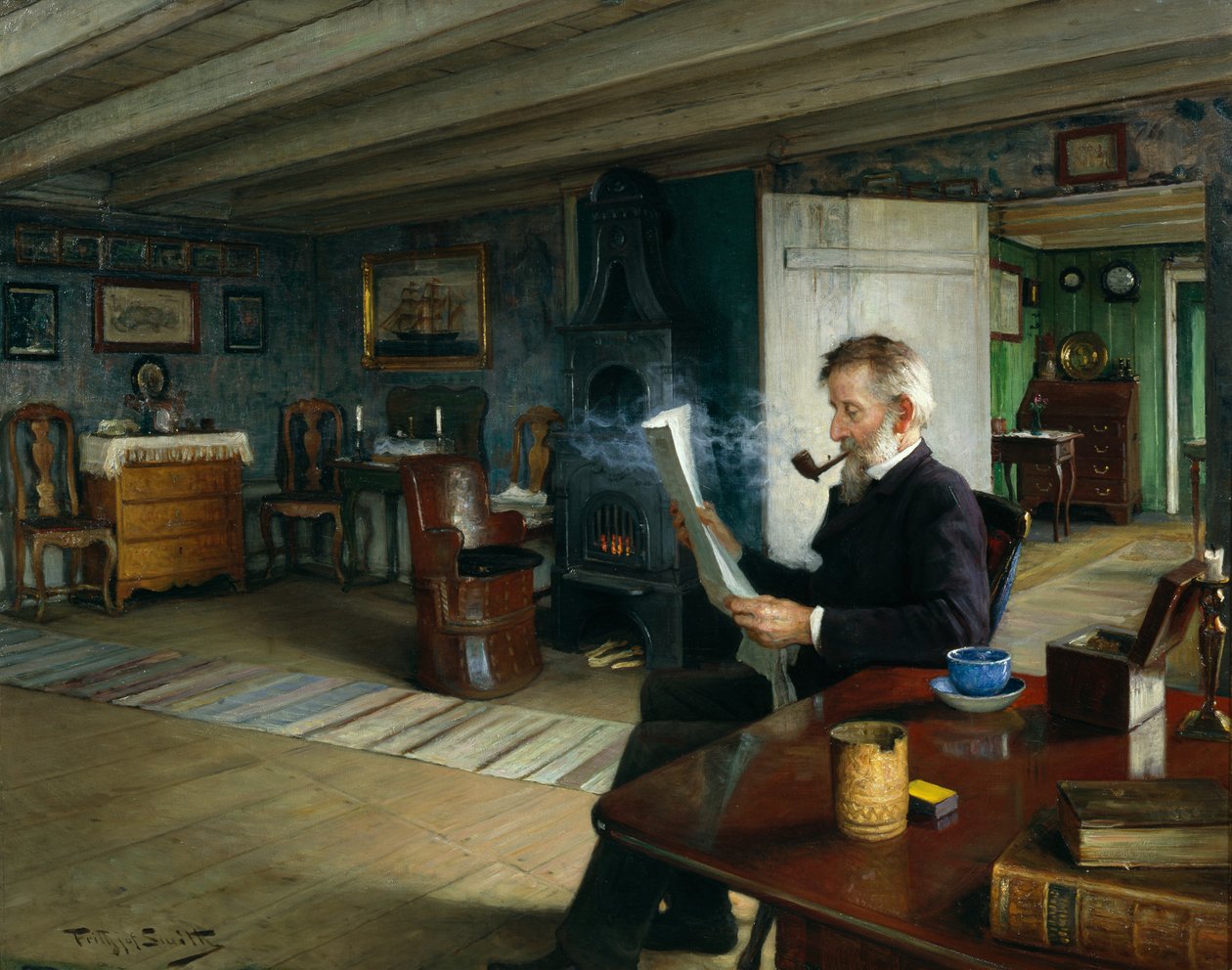 Le salon des skippers - Karl Frithjof Smith