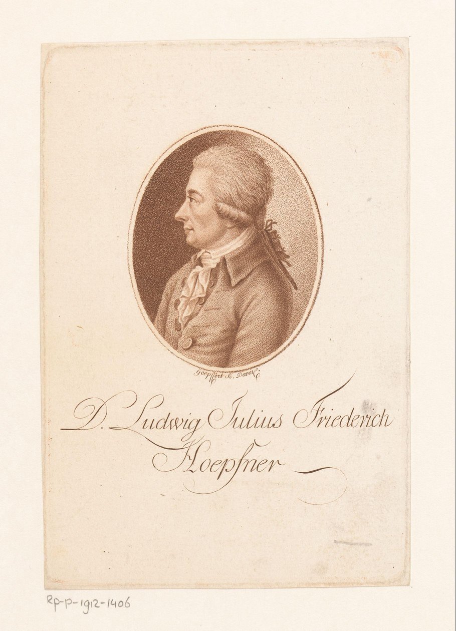 Portrait de Ludwig Höpfner - Karl Goepfert