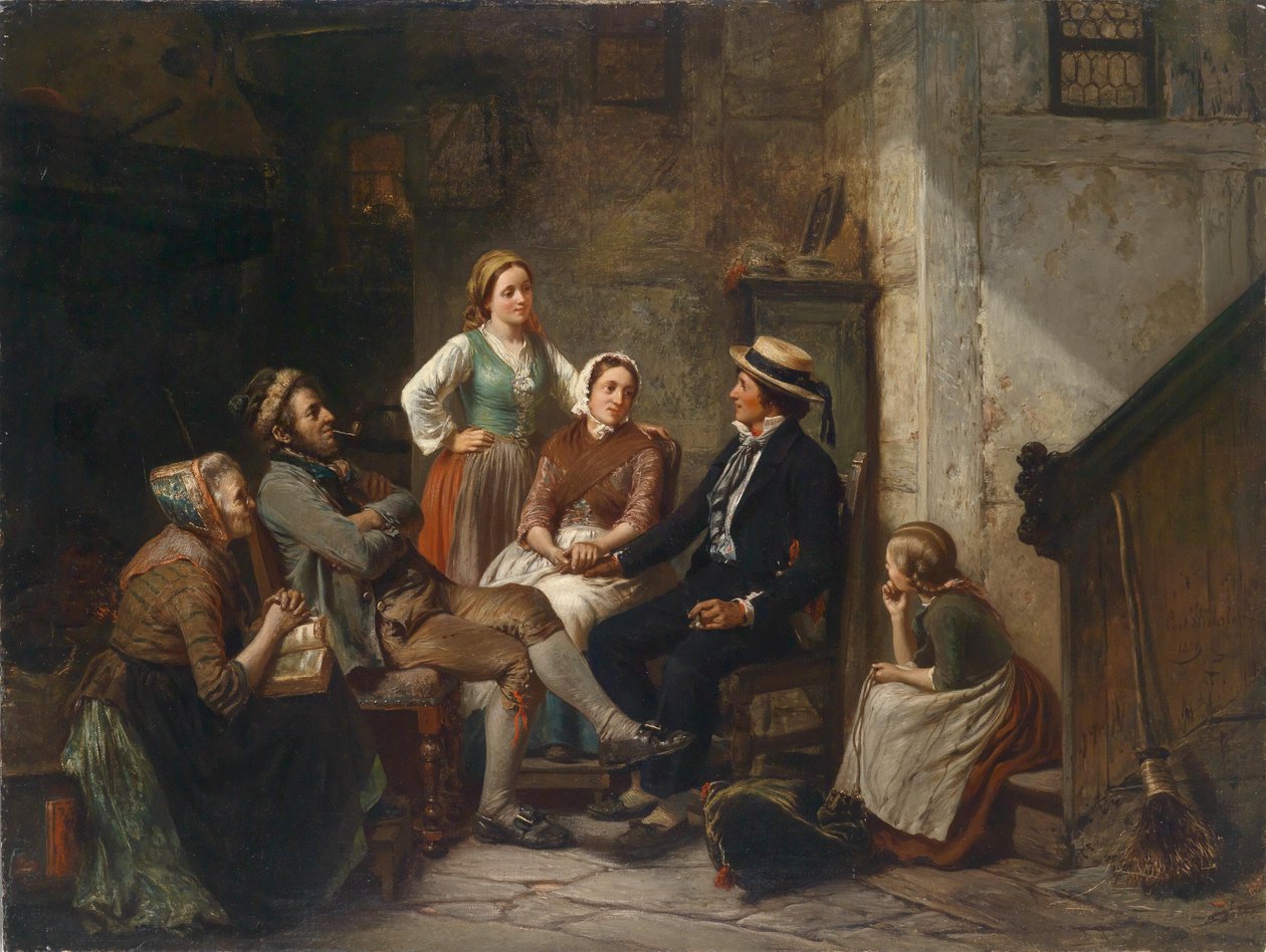 Retour du jeune marin - Karl Hübner