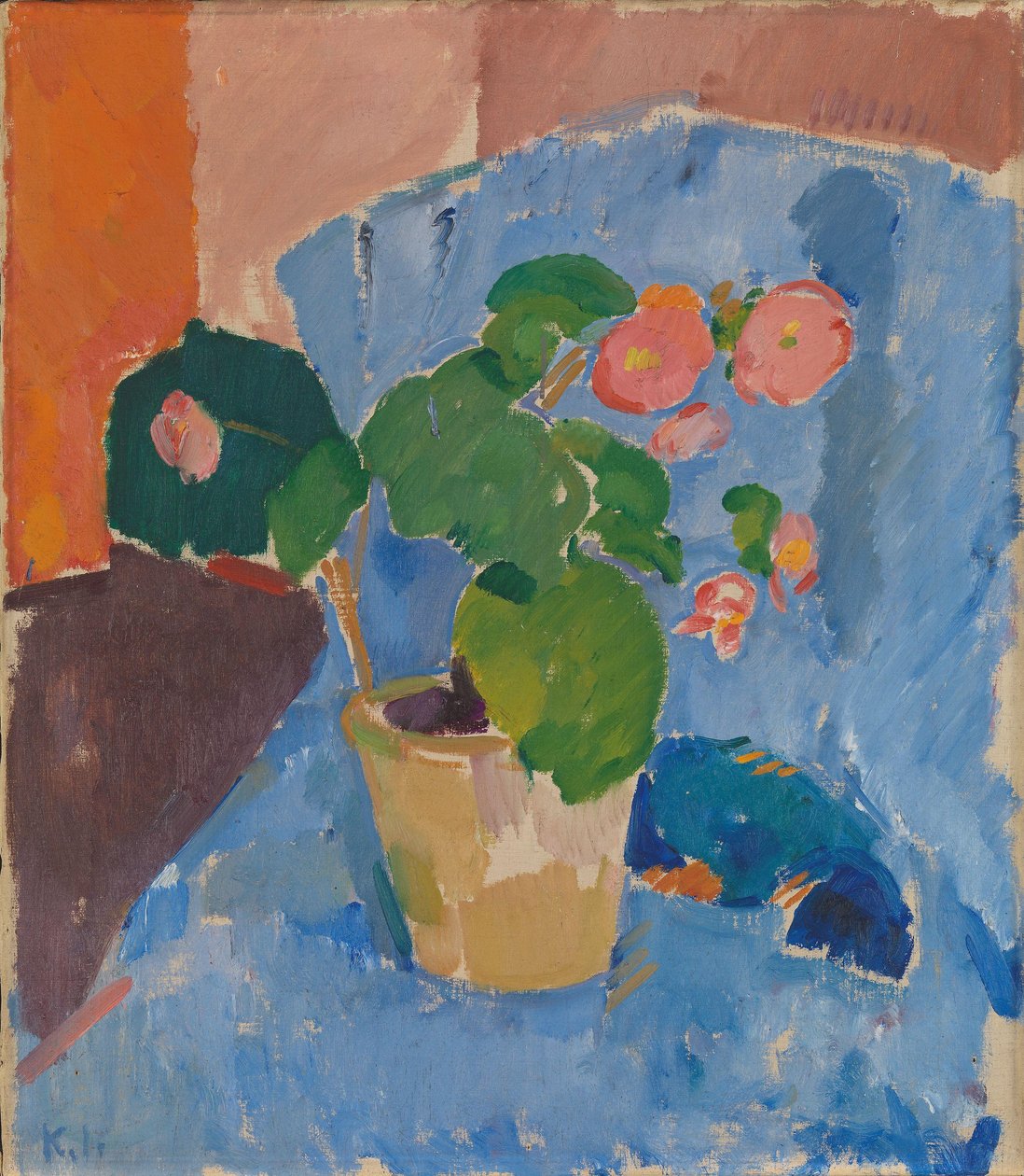 Nature morte au bégonia - Karl Isakson