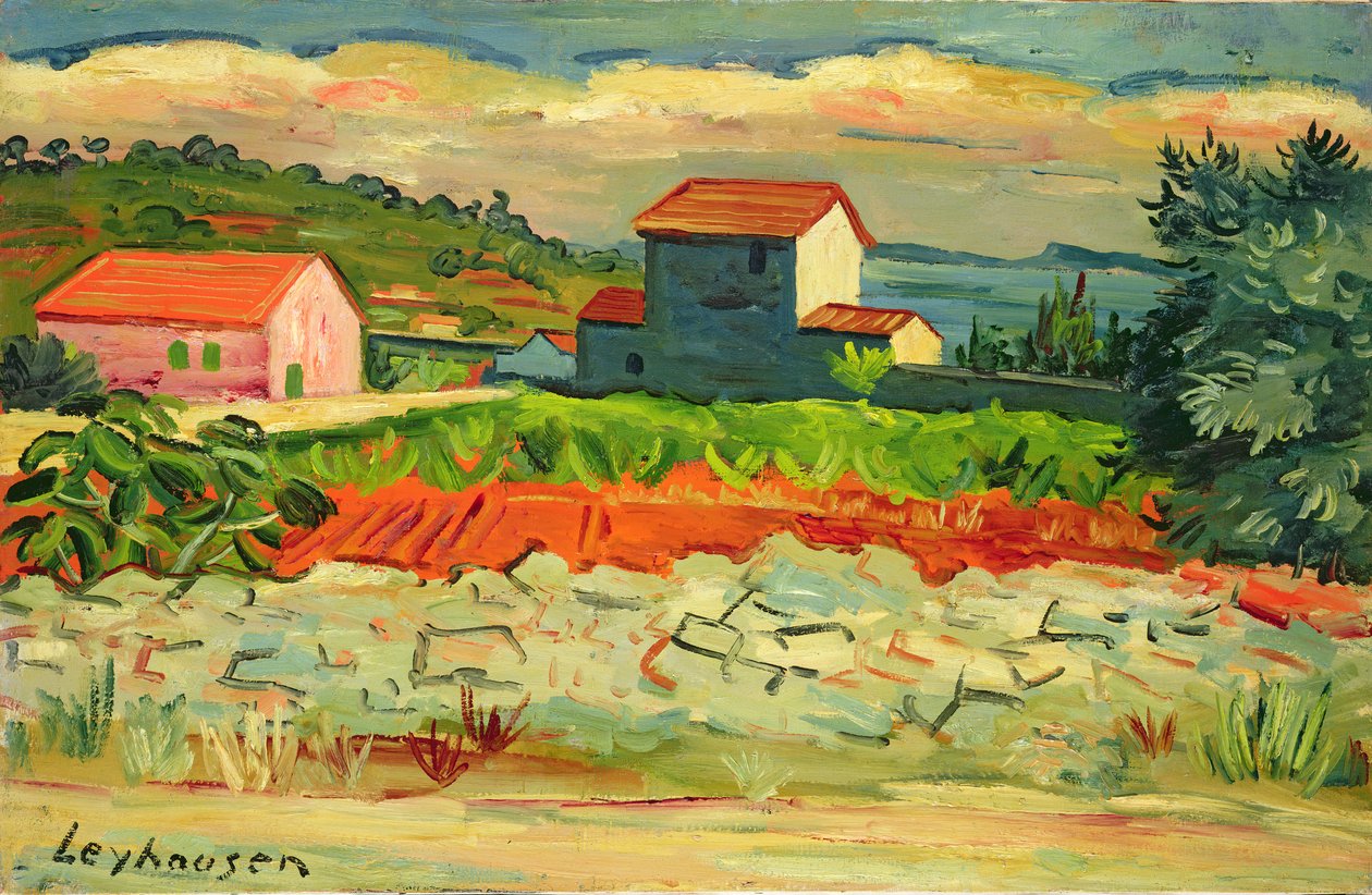 Paysage près de Sanary, II - Karl Leyhausen