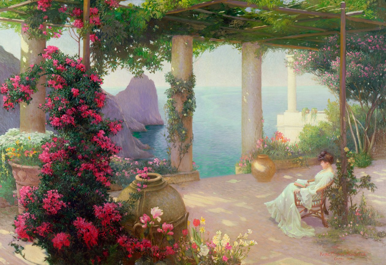 La Terrasse, Capri - Karl Maria Schuster