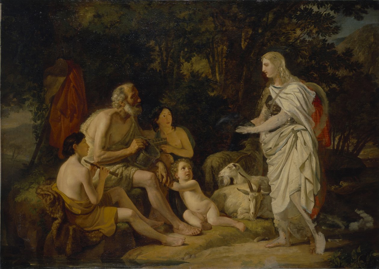 Erminia et les bergers, 1824 - Karl Pavlovich Bryullov