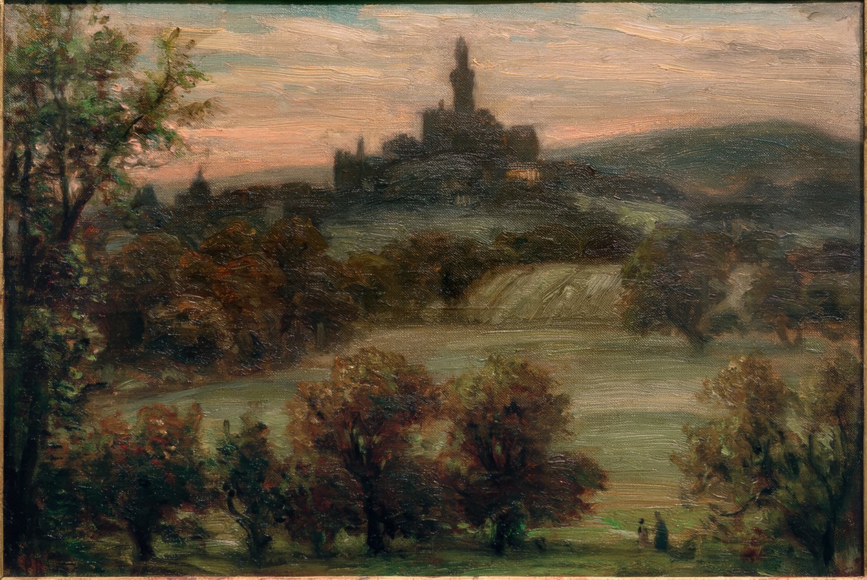 Paysage avec vue sur Kronberg - Karl Peter Burnitz