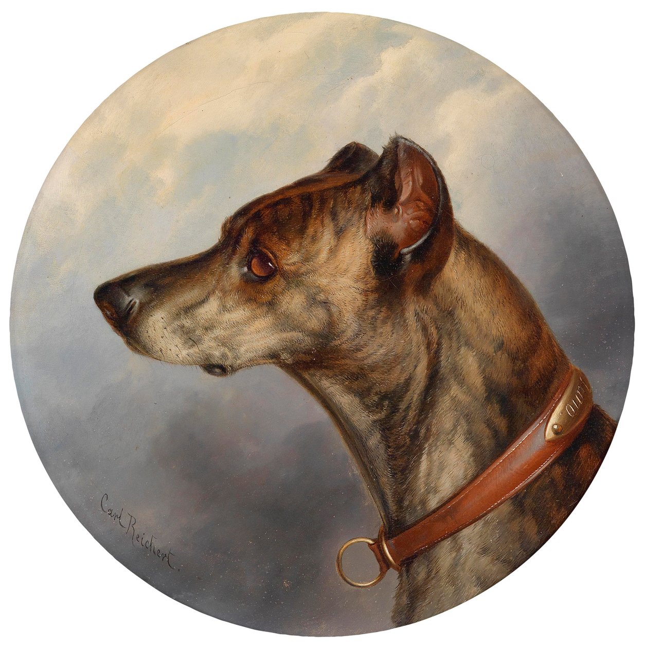 Portrait de chien - Karl Reichert
