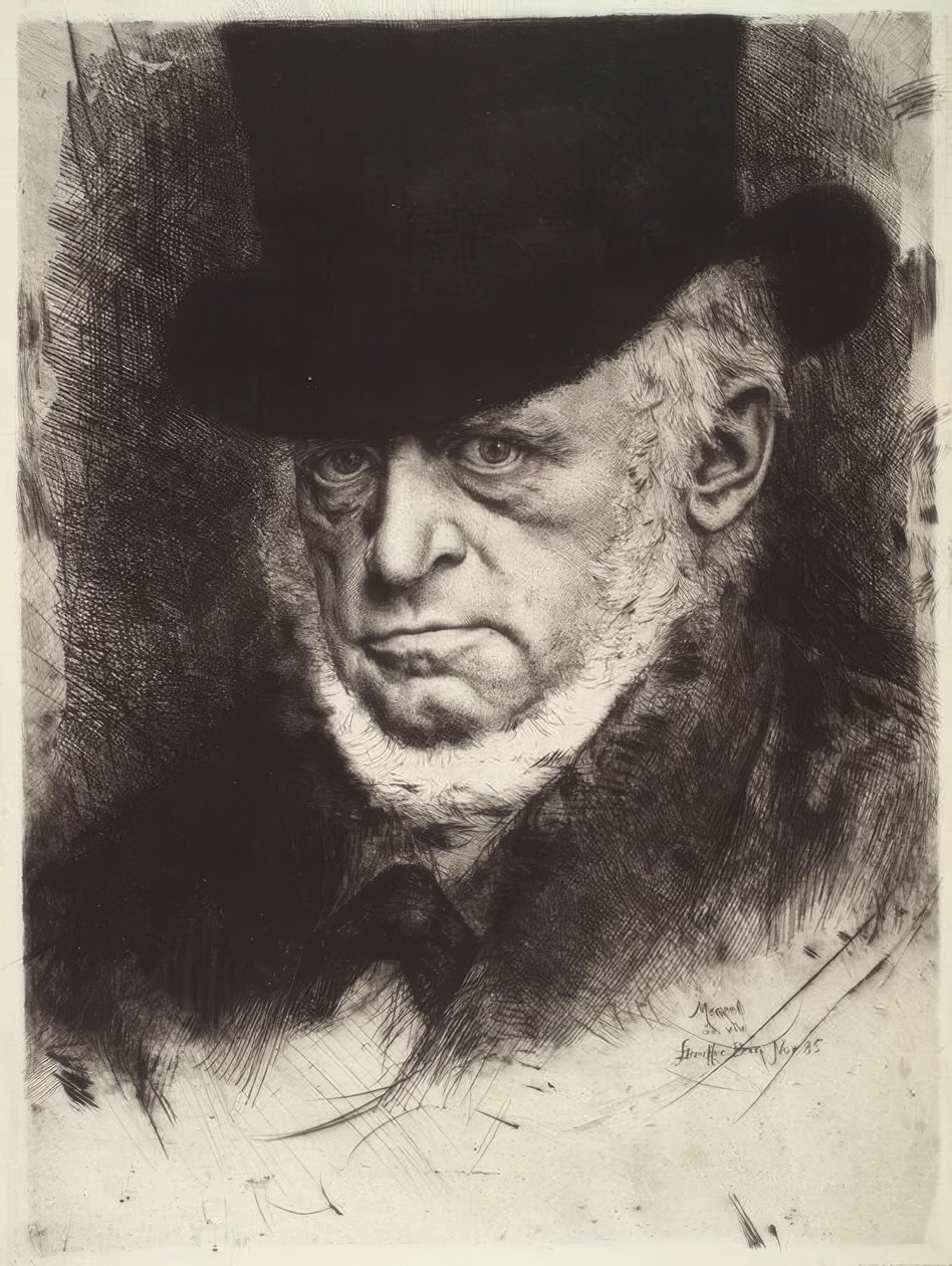 Adolph von Menzel / K. Stauffer-Bern - Karl Stauffer Bern