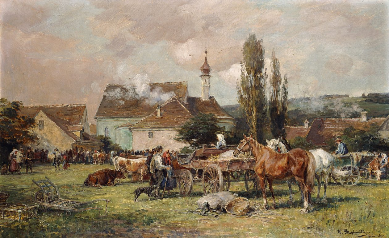 Un marché près d
