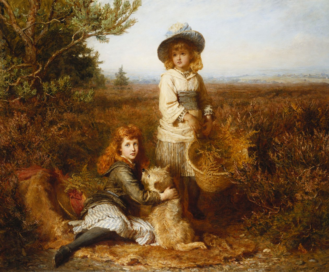 Parmi les Fougères, 1877 - Karl Wilhelm Friedrich Bauerle