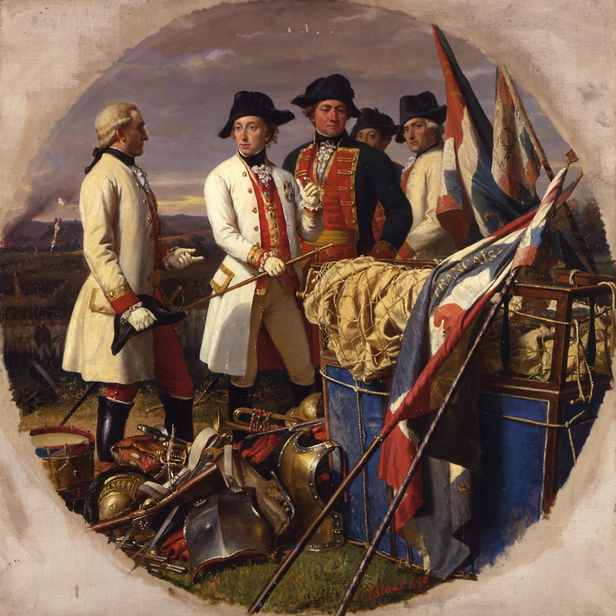 La bataille de Wurtzbourg 1796 - Karl von Blaas
