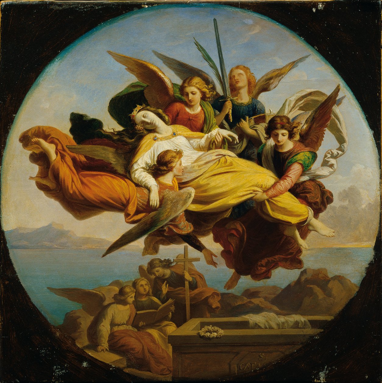 Sainte Catherine - Karl von Blaas