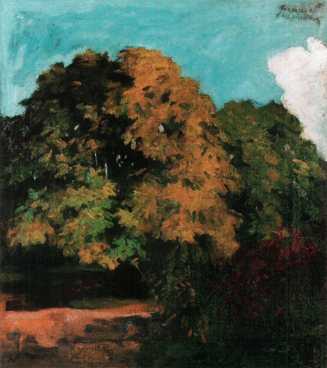Châtaigniers à Nagybanya - Károly Ferenczy