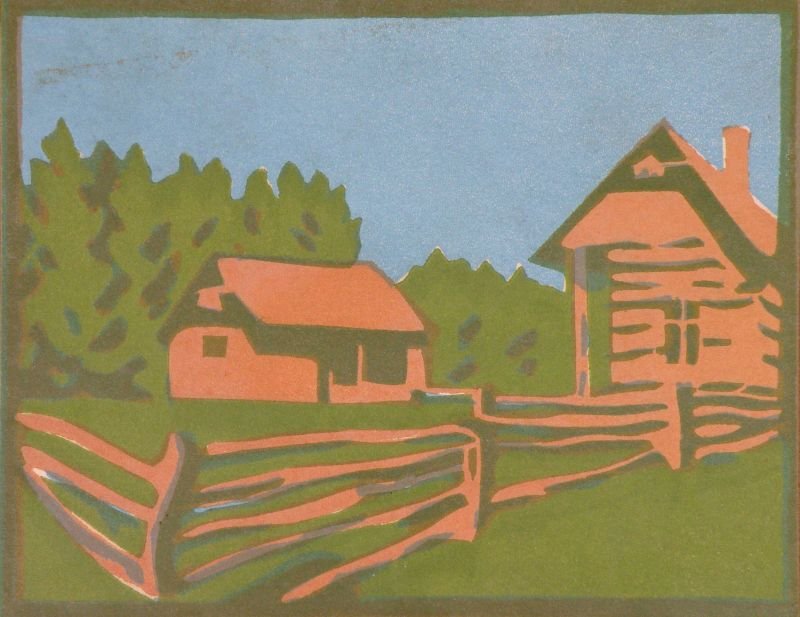 Ferme à Izvora - Károly Ferenczy