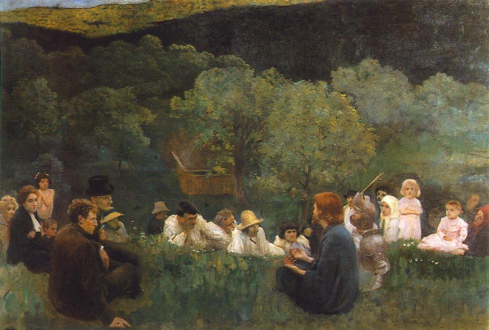 Sermon sur la montagne - Károly Ferenczy