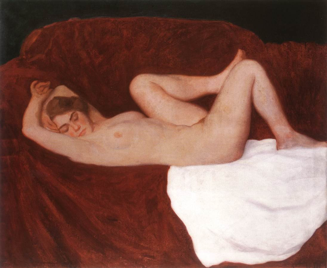 Femme endormie - Károly Ferenczy