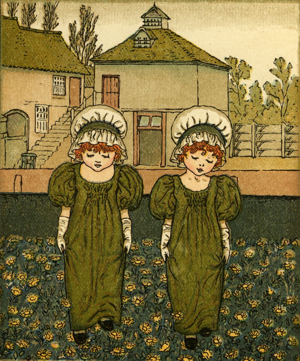 Dessiner un seau de - Kate Greenaway