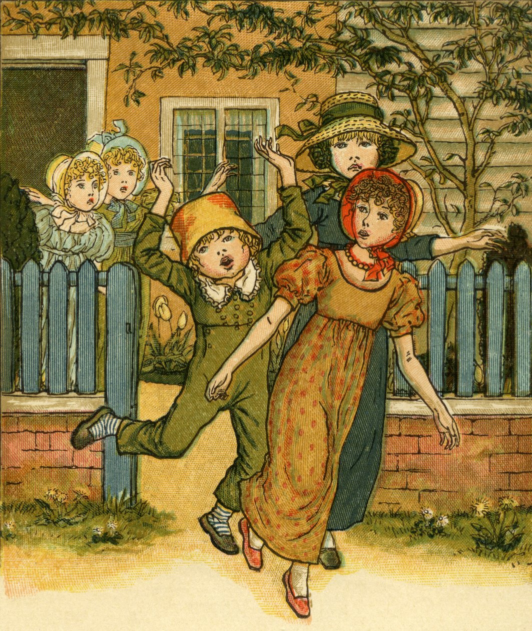 Les filles et les garçons viennent - Kate Greenaway