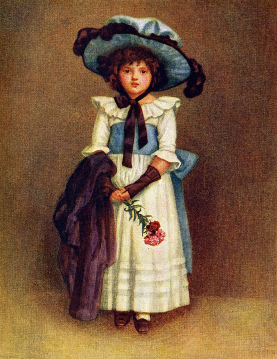 Le petit modèle par Kate Greenaway - Kate Greenaway